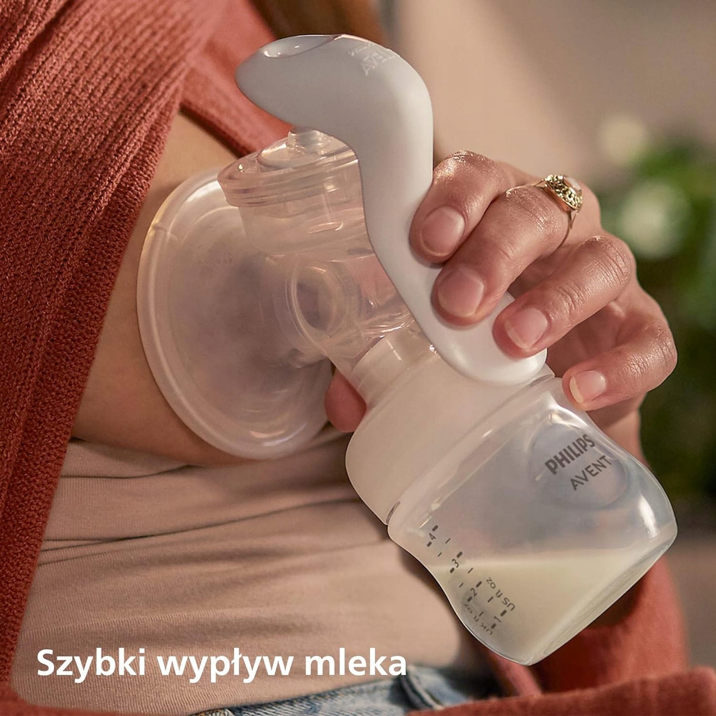 PHILIPS AVENT Natural SCF430/60 laktator ręczny +akcesoria