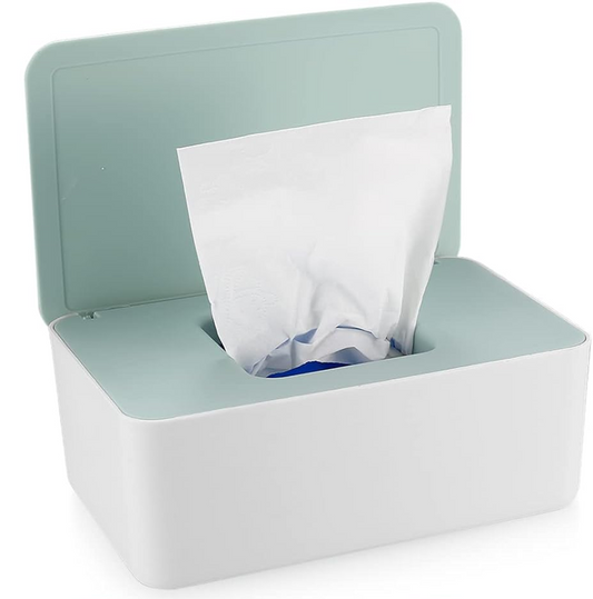 CONTENITORE per salviette umidificate con guarnizione e coperchio 12 x 18 x 7,5 cm