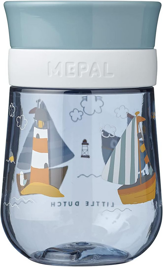 Κούπα εκμάθησης MEPAL Trainer Cup, αδιάβροχη, στόμιο 360 μοιρών, 300 ml, κατάλληλη από 9 μηνών+