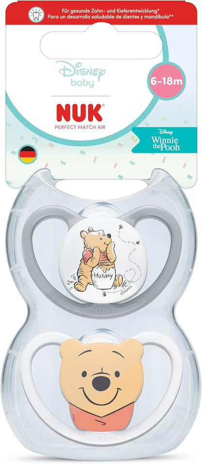 NUK Perfect Match Air pacifier 6-18m x2 DISNEY