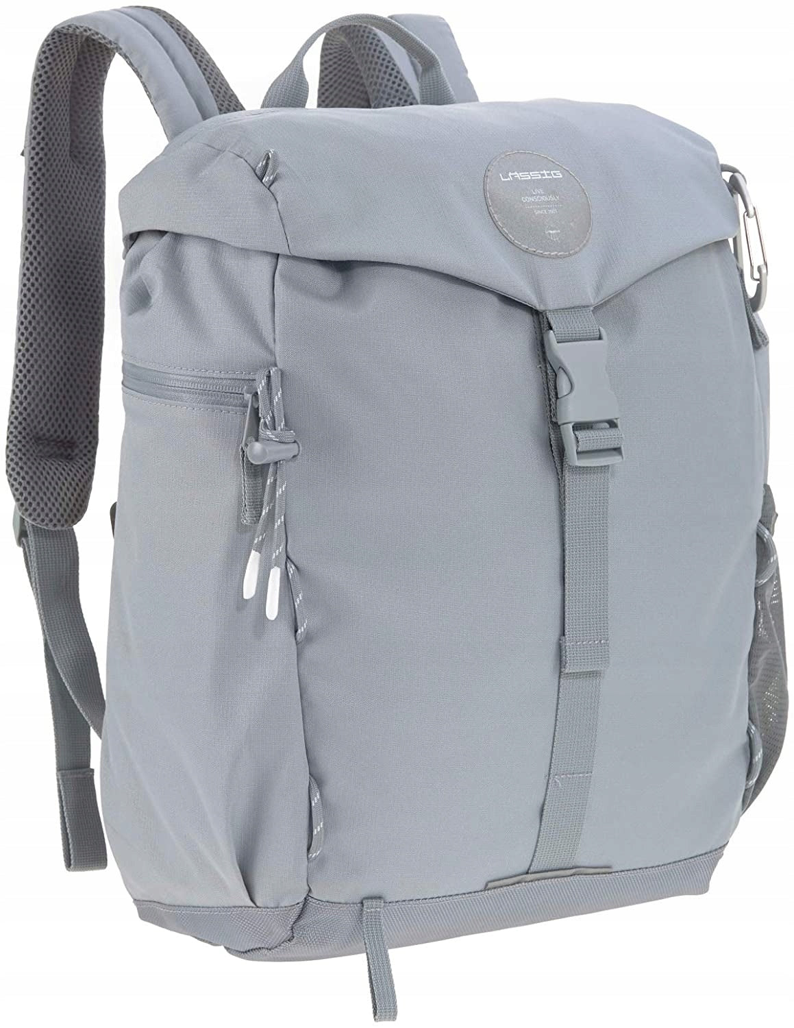LASSIG torba plecak na akcesoria OUTDOOR grey 1 szary plecak na pieluchy i akcesoria, sportowy design