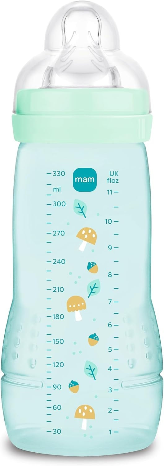 MAM Easy Active μπιμπερό 330 ml 6 m+ θηλή 4 πολύ γρήγορη ροή ΜΑΝΙΤΑΡΙΑ
