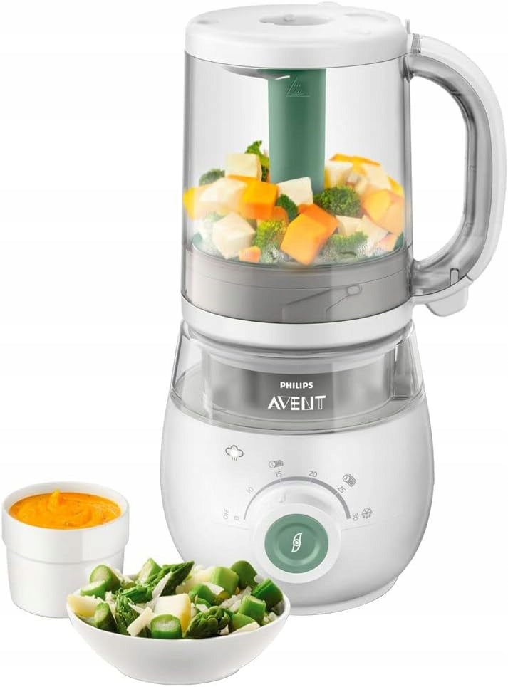PHILIPS AVENT SCF885/01 4σε1 Ατμομάγειρας Μίξερ Θερμαντήρας Αποψυκτήρας 1000ml