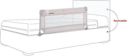 FOPPAPEDRETTI Hopla προστατευτική μπάρα για κρεβάτι 43 x 93 εκ + θήκη