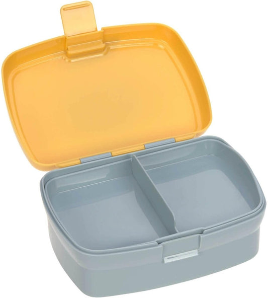 LASSIG desiatový box s vyberateľnou táckou na občerstvenie 460 ml LEV