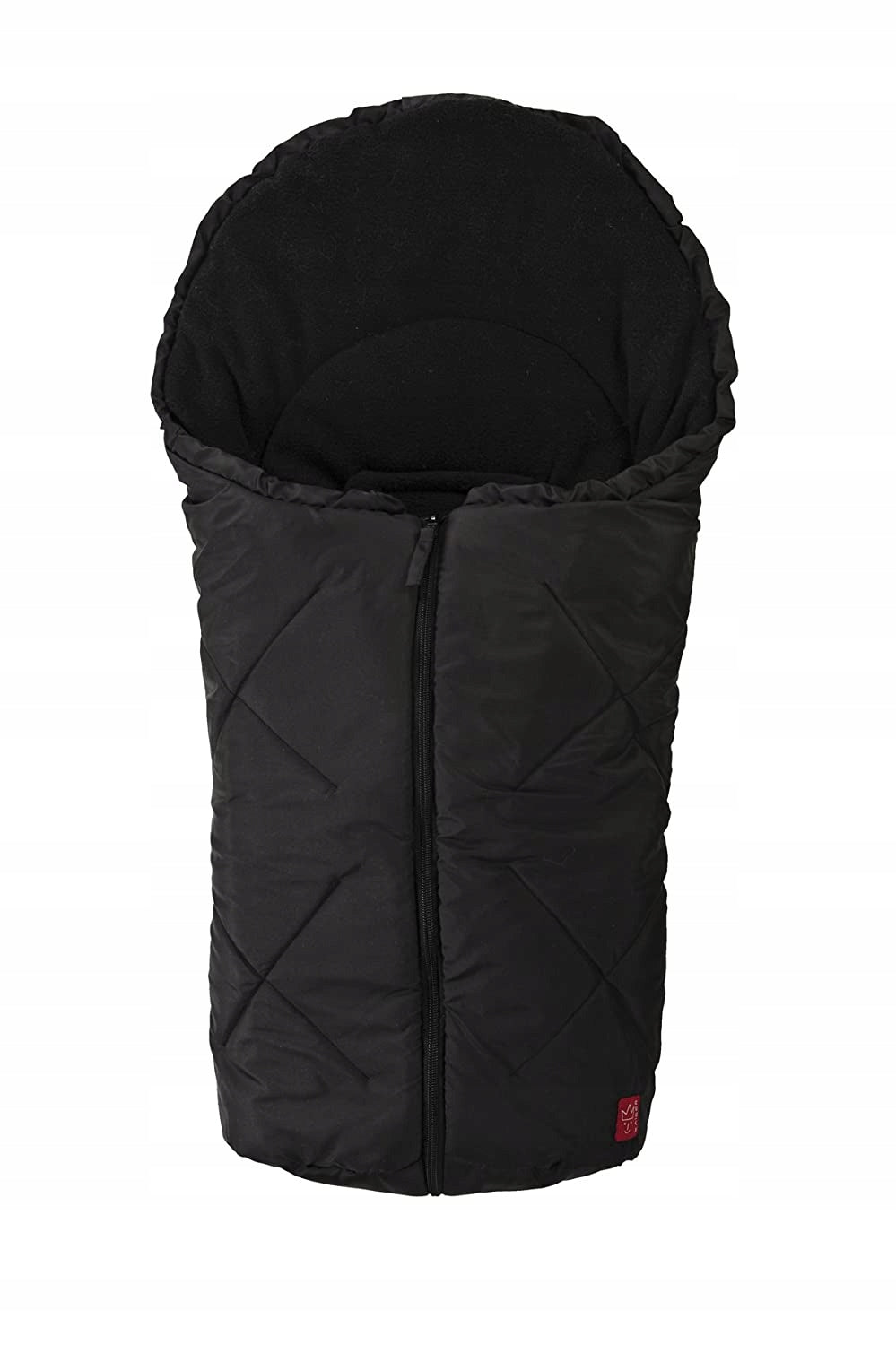 KAISER Fleece ŚPIWOREK polarem 80 x 40 cm czarny do wózka i fotelika dziecięcego