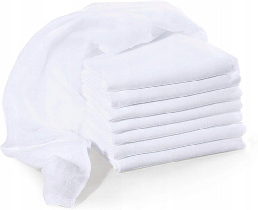 BORNINOmultifunctional nappy x8age 0 +dimensions 80x80 cmfabric 100% cottonnew condition