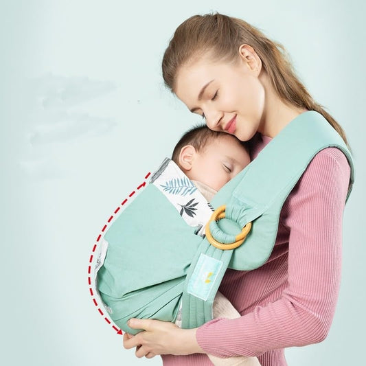 GOTOTOP porte-bébé écharpe à anneaux max 15kg