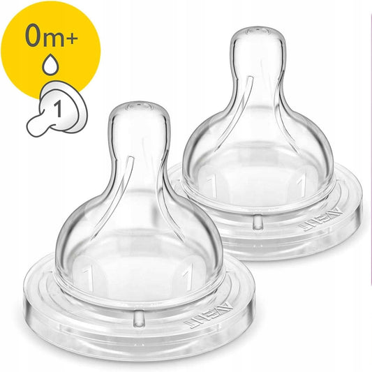 PHILIPS AVENT Classic+ Αντι-κολικός 0m+ πιπίλες x2