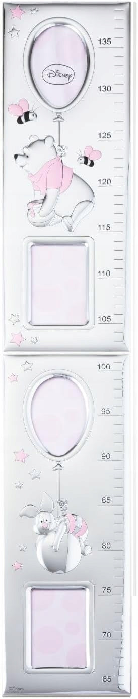 VALENTI Disney Winnie the Pooh bară de măsurare a înălțimii din argint și lemn, 140 cm