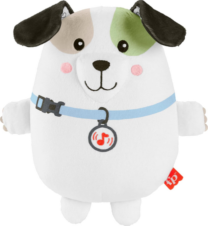 FISHER-PRICE Snuga Puppy λούτρινο κουκλάκι με μελωδίες και δονήσεις ΚΟΥΤΑΒΙ 18 cm