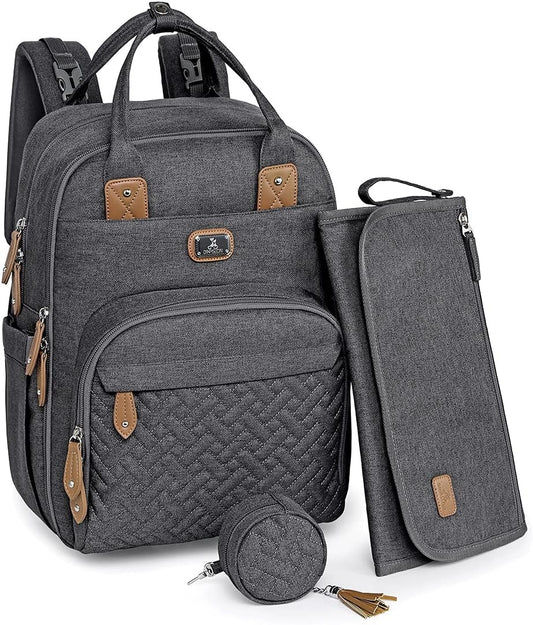 DIKASLON diaper bag backpack with changing pad