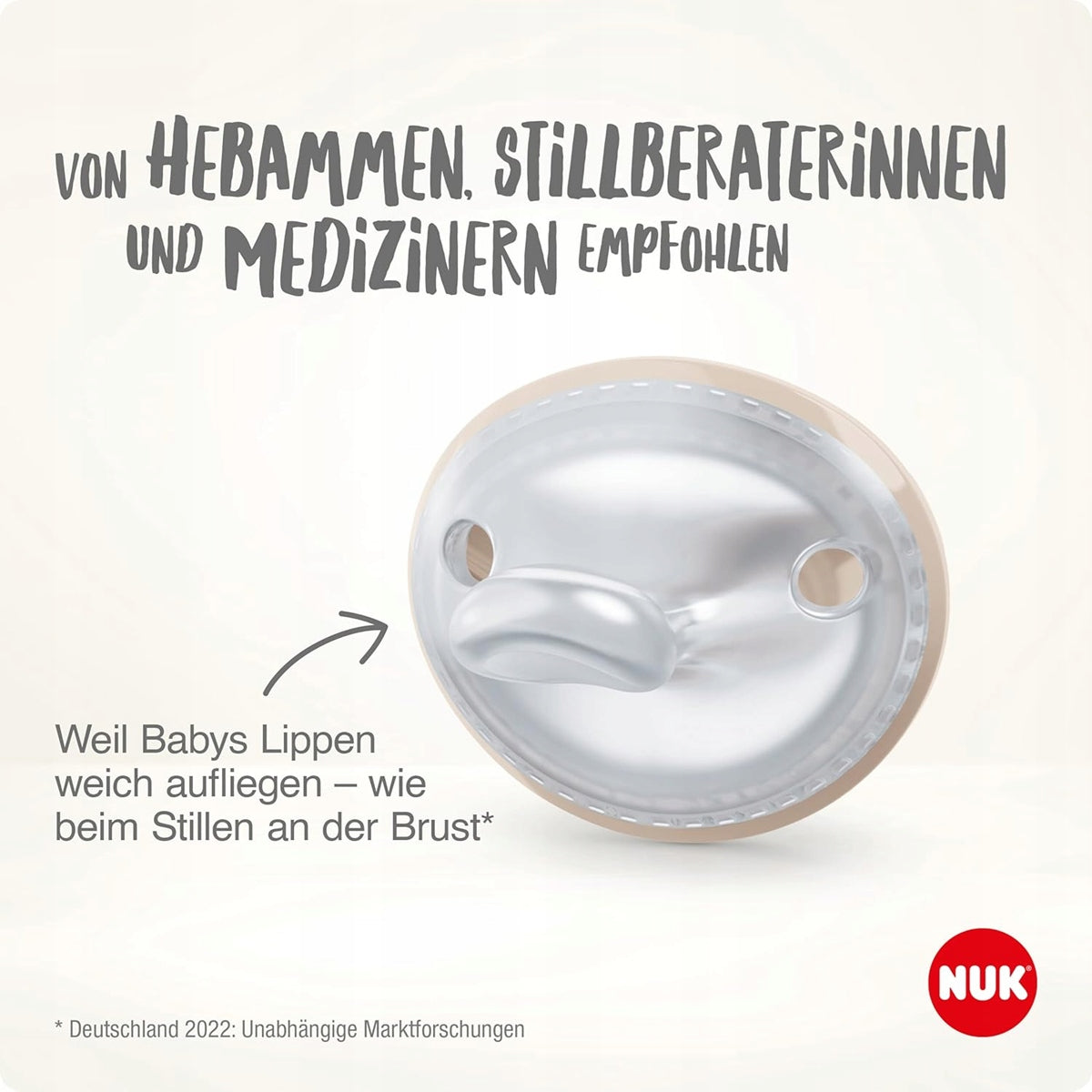 NUK MommyFeel πιπίλα x2 0-9 μηνών