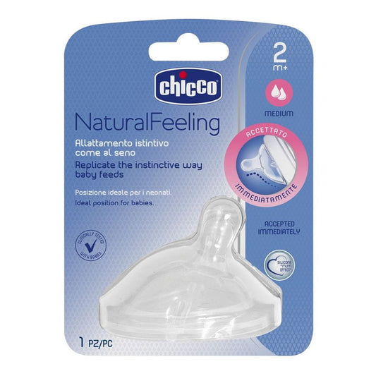 CHICCO smoczek do butelki NaturalFeeling 2 hónap+
