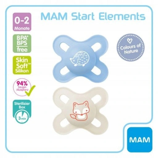 MAM START succhietto calmante x2 0-2 mesi