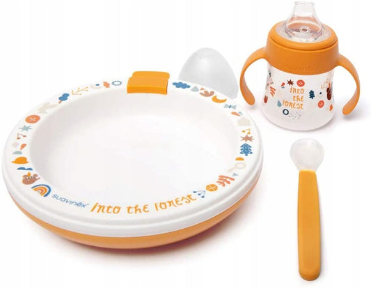 SUAVINEX set termo plato vaso cuchara FOREST