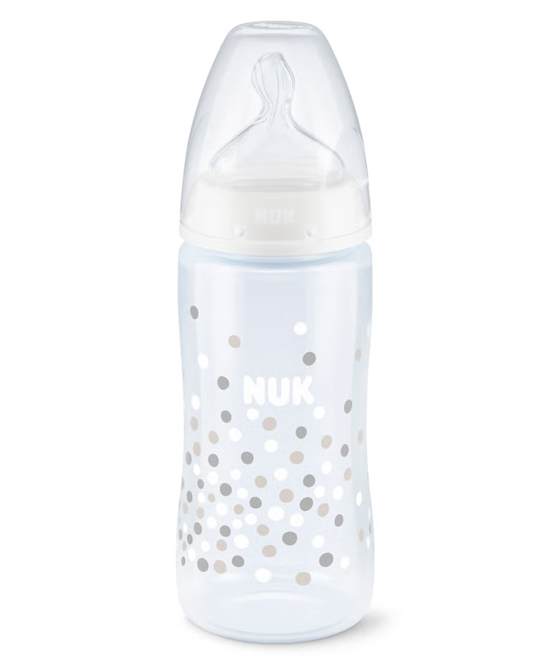 NUK First Choice+ 6-18 m ΜΠΟΥΚΑΛΙ 300 ml με ένδειξη θερμοκρασίας