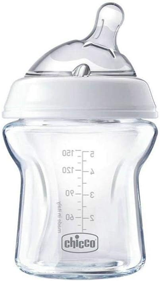 CHICCO butelka NaturalFeeling 150ml SZKŁO