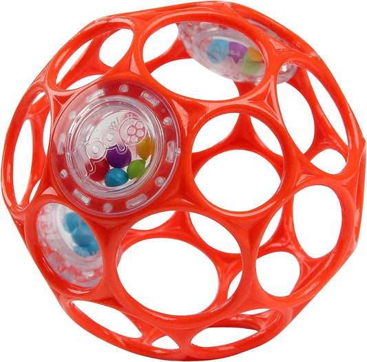 BRIGHT STARTS Oball Rattle teether, grasping toy