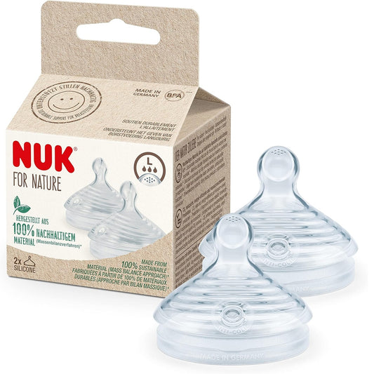 NUK for Nature Flaschensauger x2 L 18-36 Monate