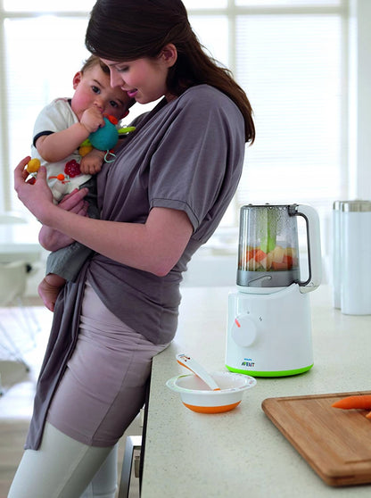 PHILIPS AVENT SCF870/20 Ατμομάγειρας και μπλέντερ 2-σε-1 800 ml