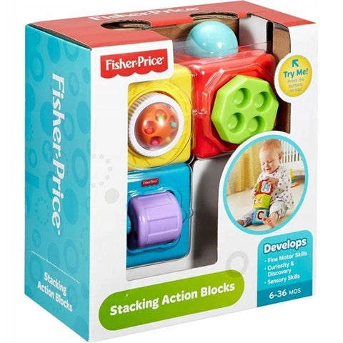 FISHER-PRICE DHW15 blocuri interactive cu animale 6 luni+