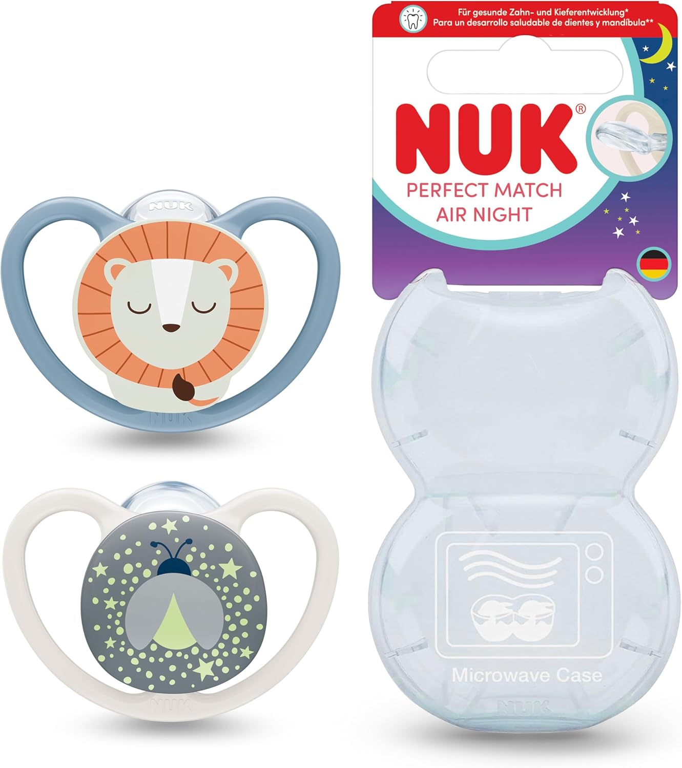 NUK Perfect Match Air Night cumlík 0 – 6 m x2