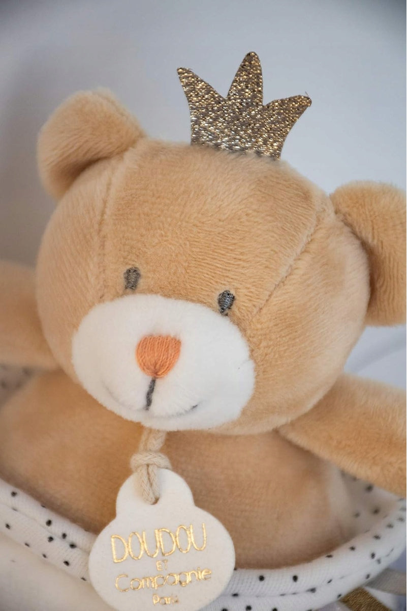DOUDOU et COMPAGNIE przytulanka Król Miś 20 cm
