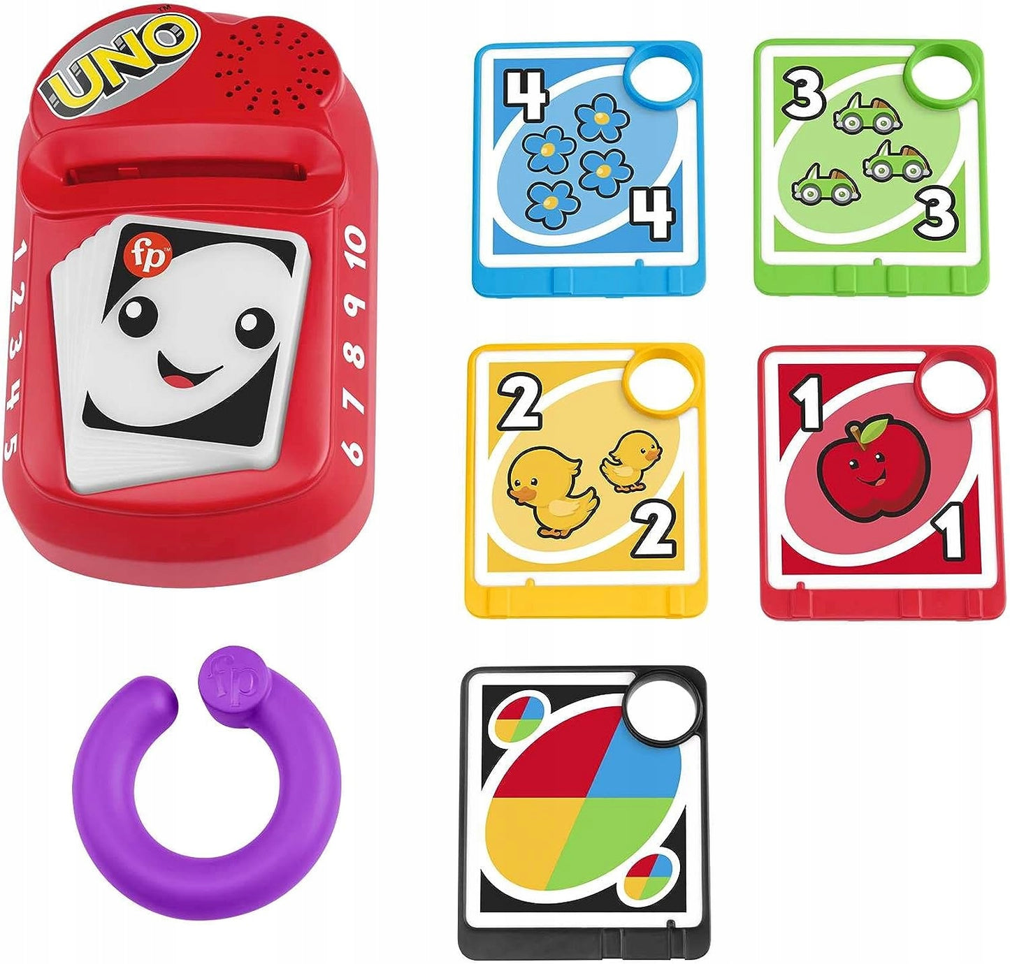 FISHER-PRICE światła muzyka frazy j. niemiecki UNO