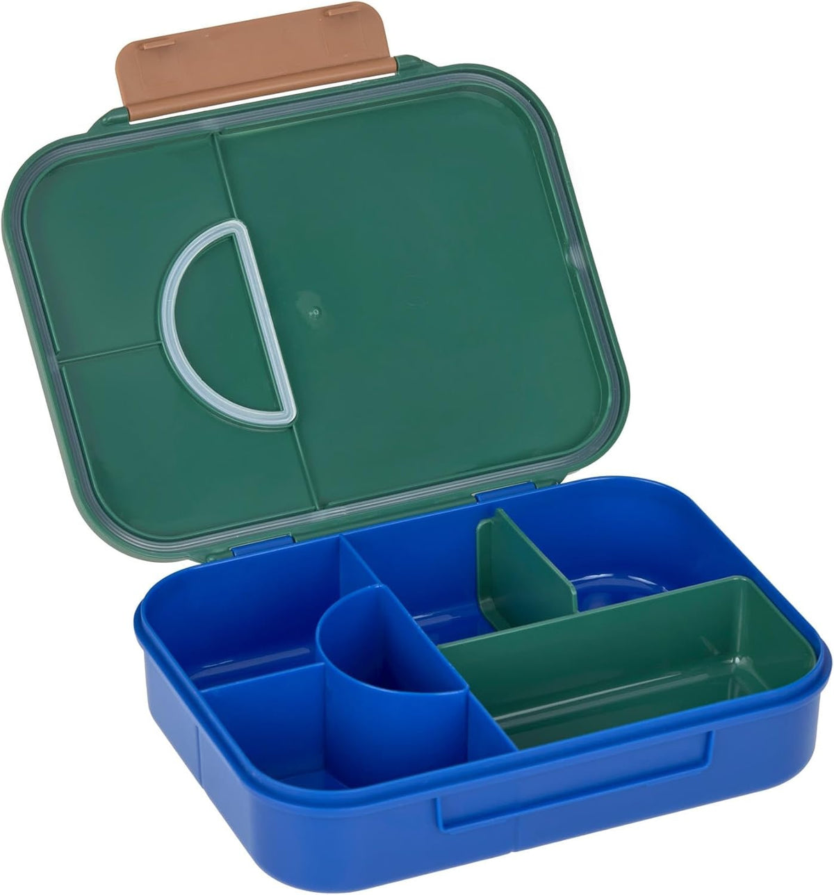 LÄSSIG Bento δοχείο φαγητού με χωρίσματα 17 × 21 cm Ουράνιο τόξο
