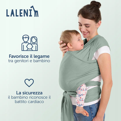 LALENI ελαστικό μάρσιπο για μωρά έως 15 kg