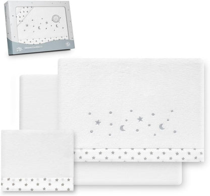 INTERBABY Bettwäsche-Set für Kinderbetten 60x120 cm Coralina