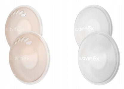 SUAVINEX prsné mušle na zachytávanie mlieka + ochranné mušle