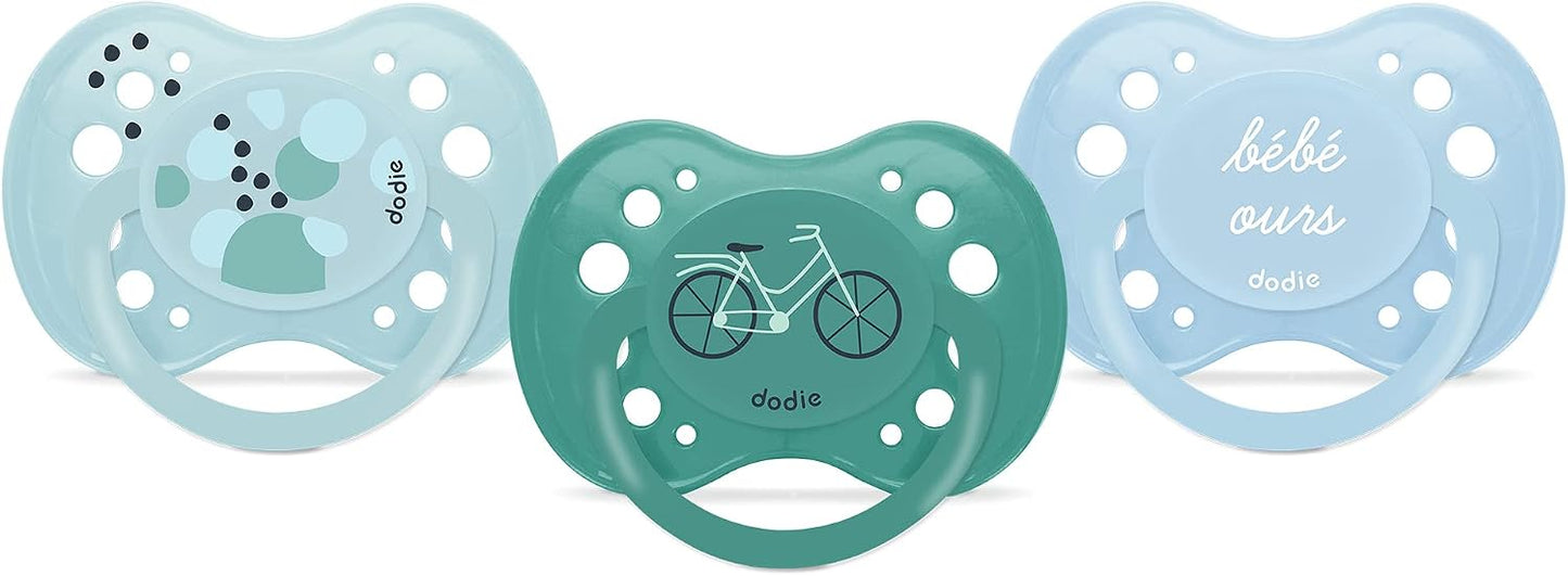 DODIE anatomischer Schnuller 18m+ Bébé Ours x3