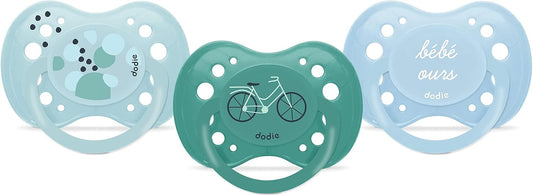 DODIE ανατομικές πιπίλες 18m+ Bébé Ours x3