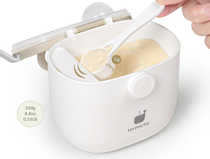 TERMICHY Behälter für Säuglingsmilch 500 ml 250 g + Messlöffel