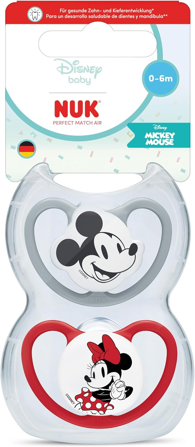 NUK Perfect Match Air smoczek uspokajający 0-6m x2 DISNEY