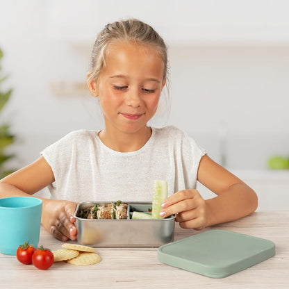 REER ανοξείδωτο δοχείο φαγητού με θήκη 700 ml 12x16 cm