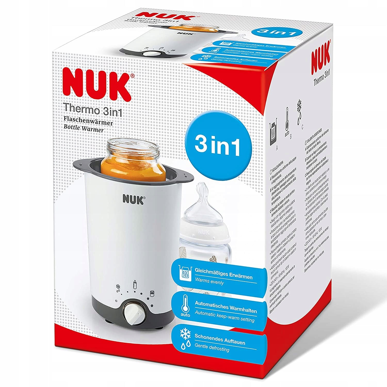 NUK Thermo 3w1 podgrzewacz do butelek i słoiczków
