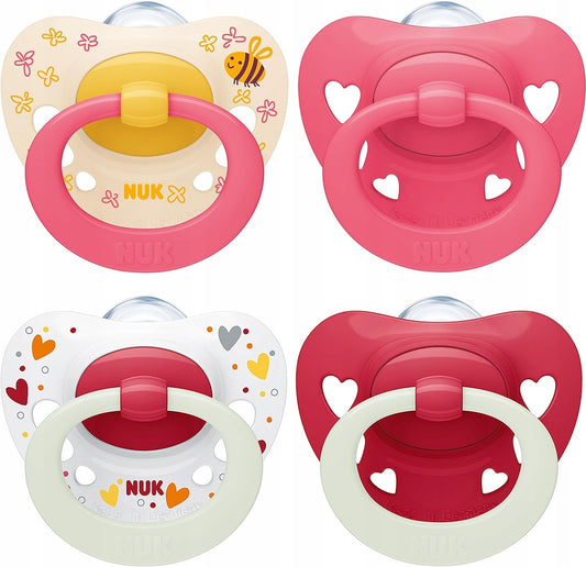 NUK SIGNATURE DAY&NIGHT sucette apaisante x4 18-36mois