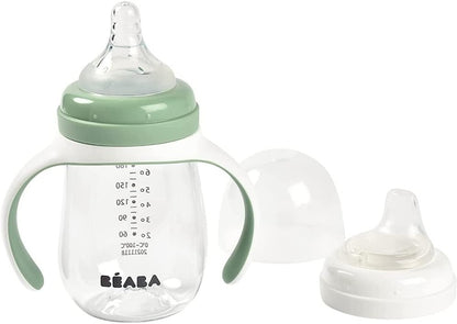 BEABA Training Bottle 2w1 kubek niekapek z dwoma ustnikami 210 ml 4 m+