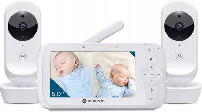 MOTOROLA VM35-2 5'' baby monitor with two cameras
