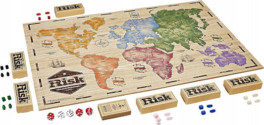 HASBRO Risk juego de estrategia con tablero y fichas de madera J. FRANCÉS