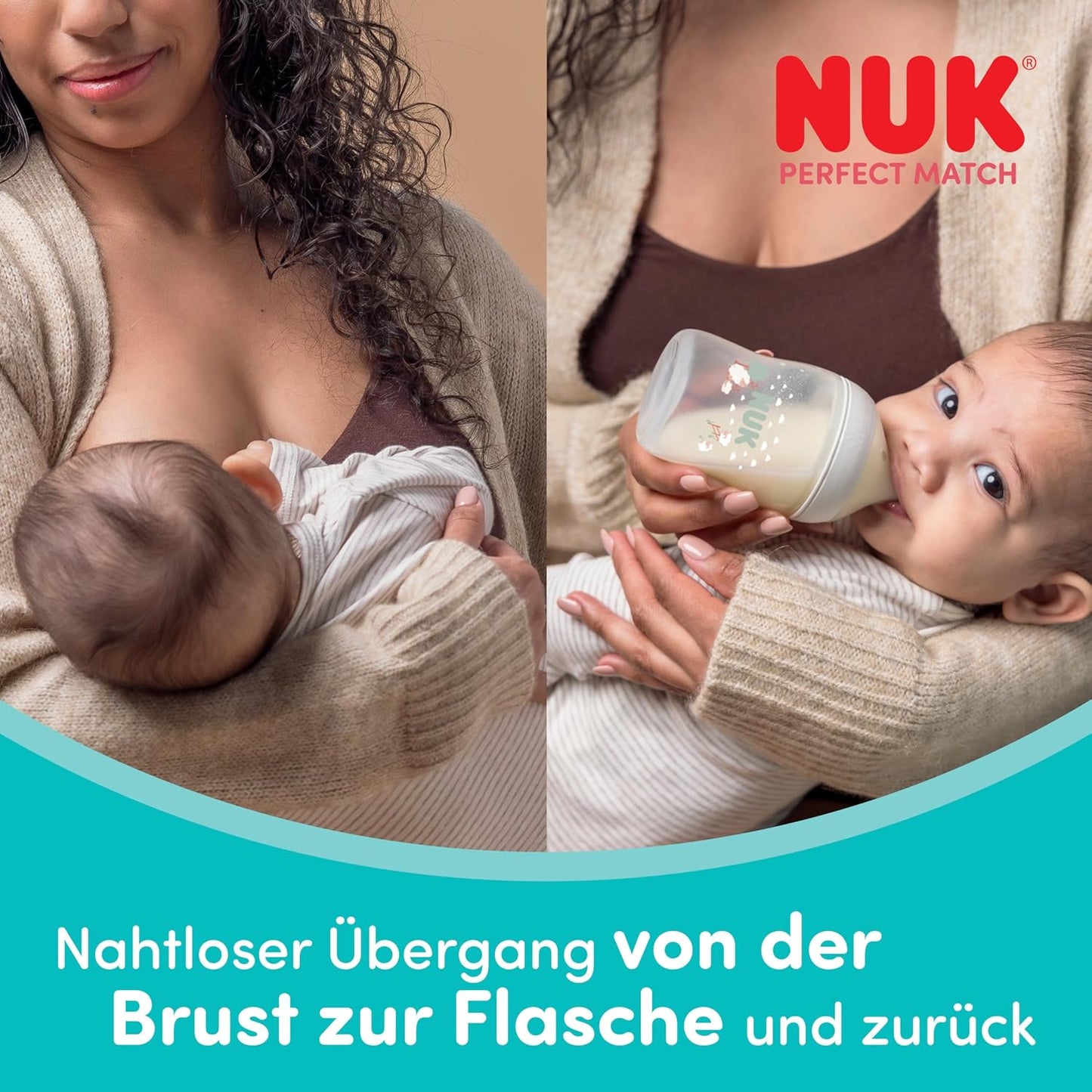NUK Perfect Match Anti-Kolik-Flasche 150 ml 0+