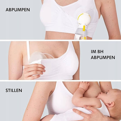 MEDELA biustonosz do karmienia i odciągania pokarmu 3w1 z wkładkami M