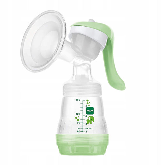 Sacaleches manual compacto con biberón de 160 ml