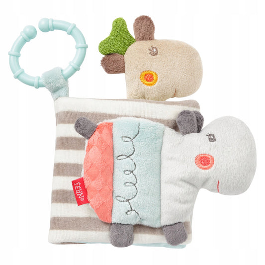 FEHN Loopy&Lotta livre sensoriel SUSPENDU 13 x 17 cm