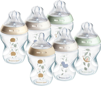 TOMMEE TIPPEE set de 6 biberoane de 260 ml ANTI-COLIC