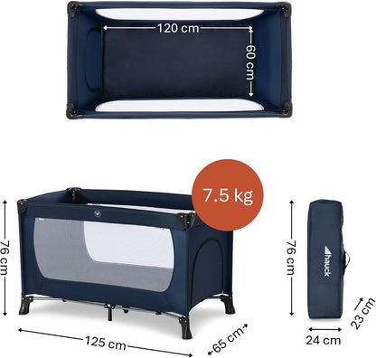 Hauck Dream N Play Plus ταξιδιωτικό κρεβατάκι 120x60 έως 15kg