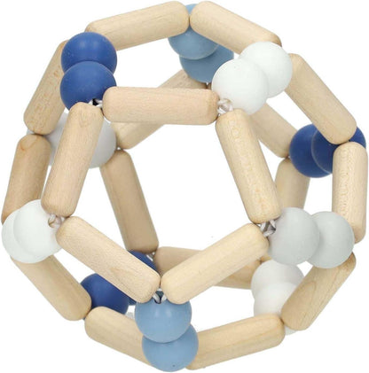 GOKI Baby flexibler Holzgreifling Ball 10 x 10 cm